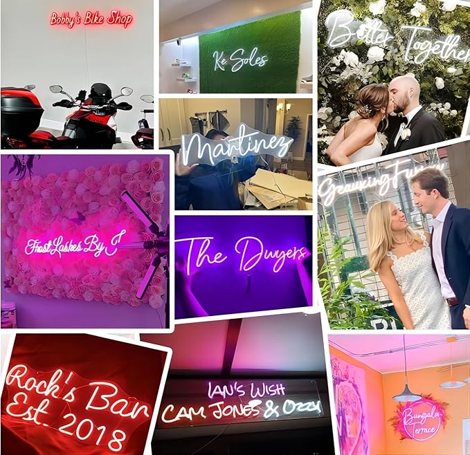 Custom Logo Neon Signs Design Business Logo Personalized Dimmable Customized LED Sign Neon Light Up Sign for Company Office Shop Bar Salon Studio Wall Decor Gifts