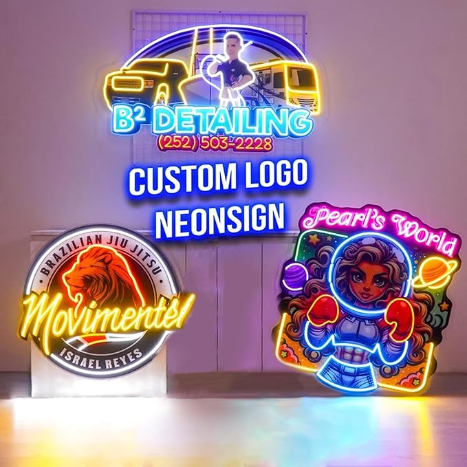 Dropshipping Led Light Letter Acrylic Rgb Neon Sign Logo Custom For Business Store Salon Shop Open Wall Outdoor Birthday Wedding