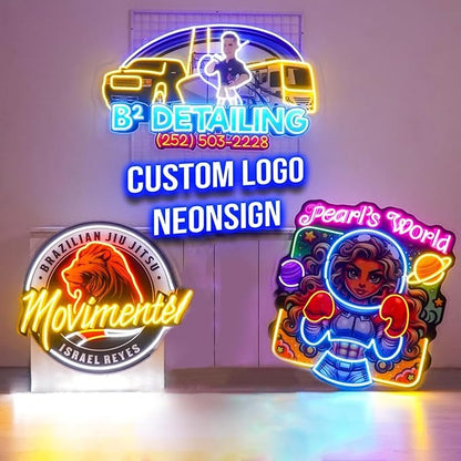 Dropshipping Led Light Letter Acrylic Rgb Neon Sign Logo Custom For Business Store Salon Shop Open Wall Outdoor Birthday Wedding