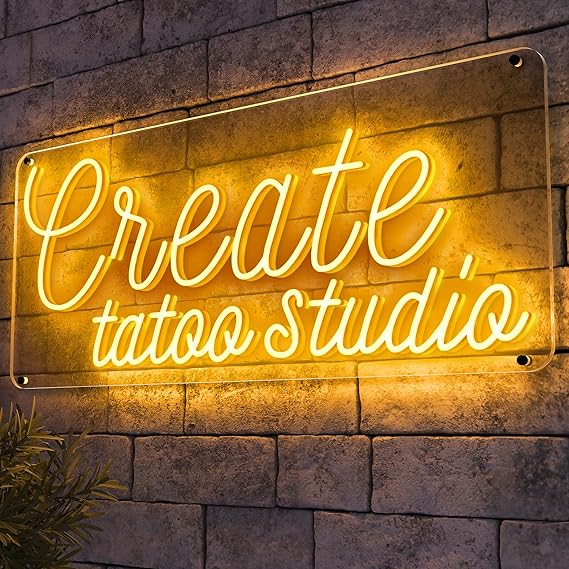 Custom Logo Neon Signs Design Business Logo Personalized Dimmable Customized LED Sign Neon Light Up Sign for Company Office Shop Bar Salon Studio Wall Decor Gifts