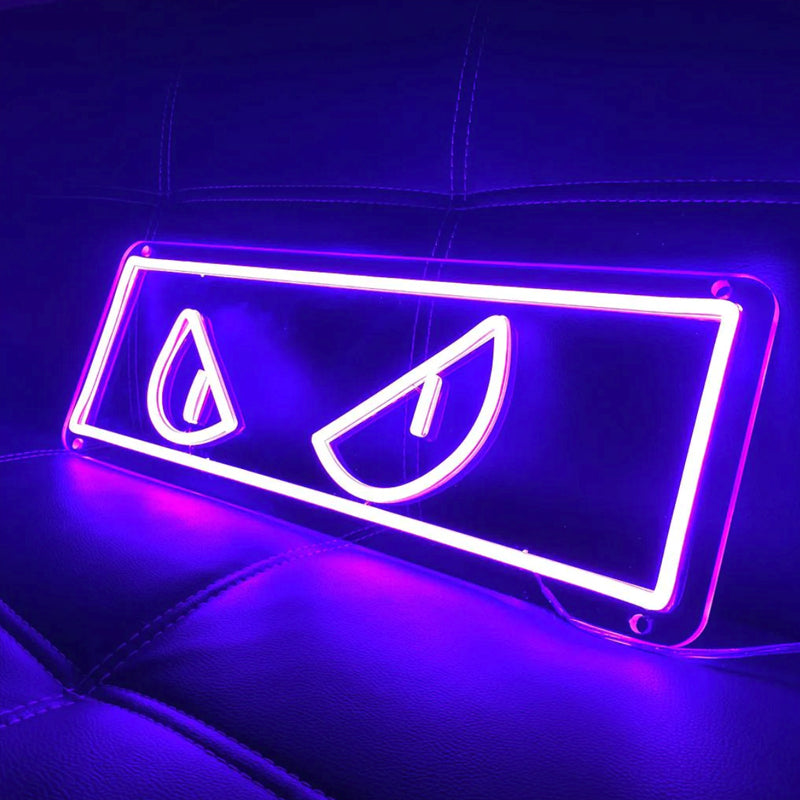 Gengar LED Neon Light Signs Acrylic Wall Decor for Kids Teen Bedrooms Birthday Parties Hotels Bars Buildings